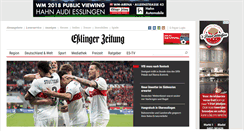 Desktop Screenshot of esslinger-zeitung.de