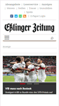 Mobile Screenshot of esslinger-zeitung.de